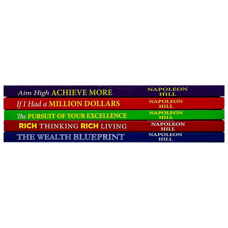 The Hello Money Series Collection 5 Books Set By Napoleon Hill (Aim High Achieve More) - The Book Bundle