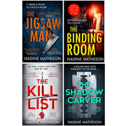 Inspector Anjelica Henley Thrillers Series 4 Books Collection Set By Nadine Matheson (The Jigsaw Man, The Binding Room, The Kill List and The Shadow Carver) - The Book Bundle
