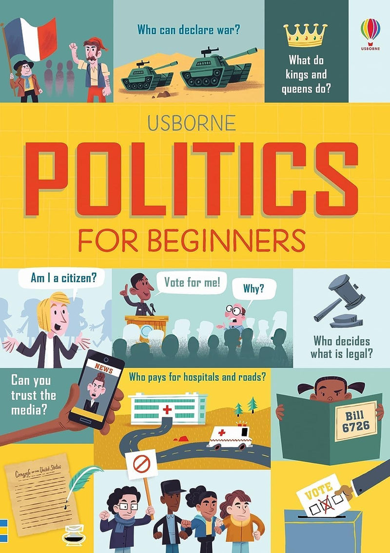 Usborne For Beginners 3 Books Collection Box set (Politics, Philosophy & Economics)