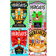 Hercules Series 4 Books Collection Set by Tom Vaughan, paperback fiction for ages 9-12, published by Scholastic Ltd.