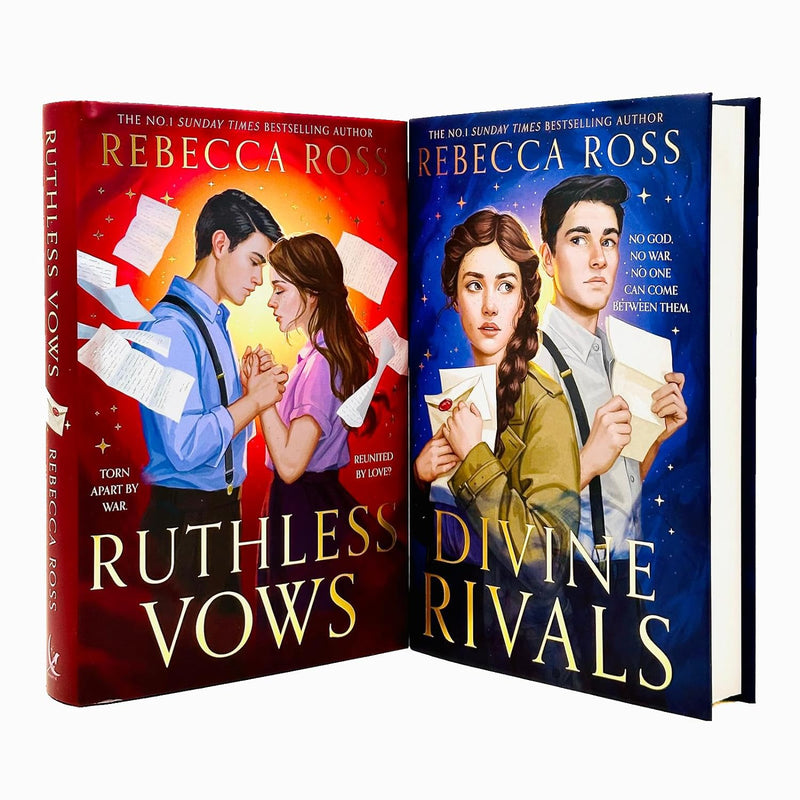 Letters of Enchantment Series 2 Books Collection Set By Rebecca Ross (Divine Rivals & Ruthless Vows) - The Book Bundle