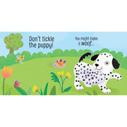 Don't Tickle the Puppy! (DON’T TICKLE Touchy Feely Sound Books) by Sam Taplin - The Book Bundle