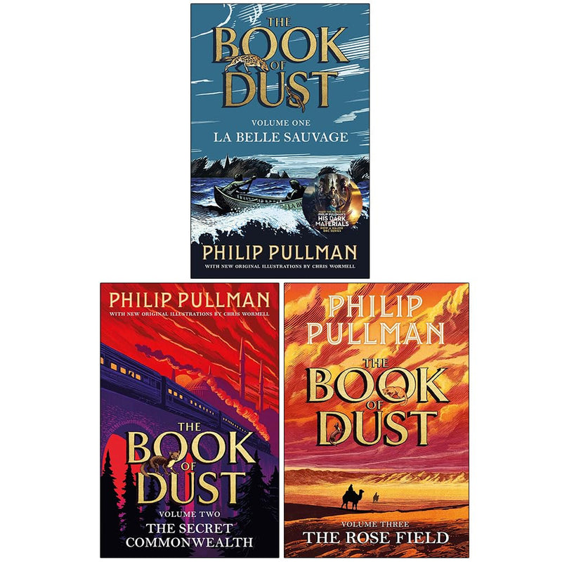 Philip Pullman 3 Books Collection Set (La Belle Sauvage, The Rose Field(HB), The Secret Commonwealth)