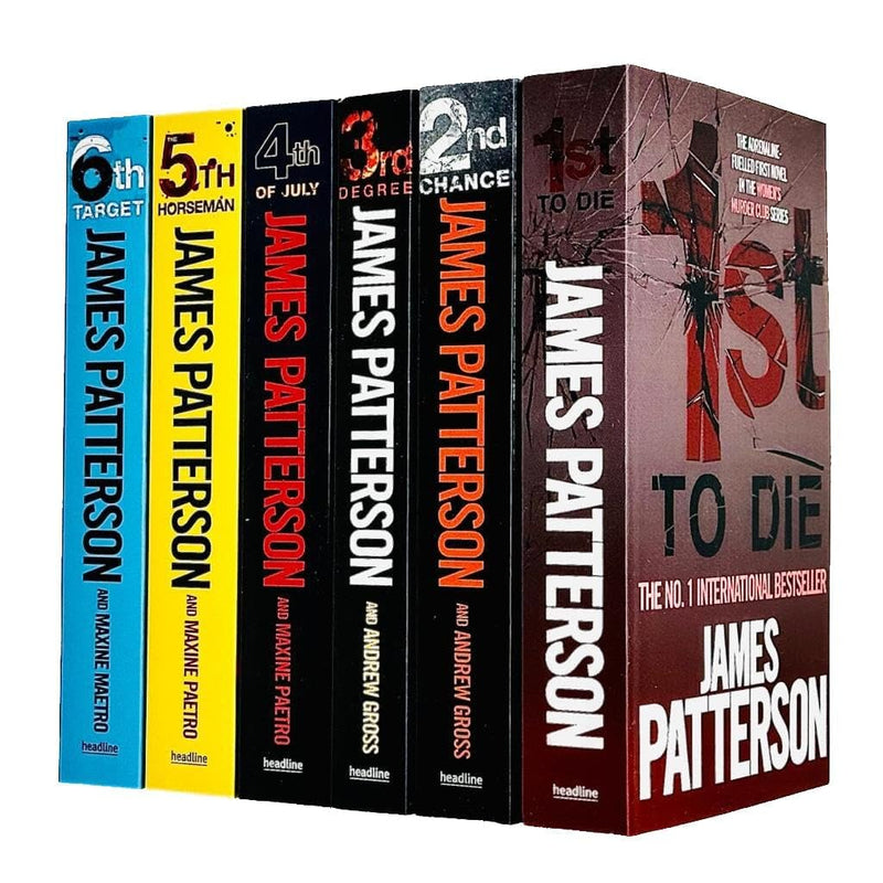 Women's Murder Club 6 Books Collection Set By James Patterson - Fiction - Paperback