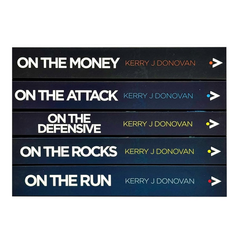 On The Rocks, On The Run, On The Money, On The Attack 5 Books Collection Set by Kerry J Donovan - Fiction - Mixed Format