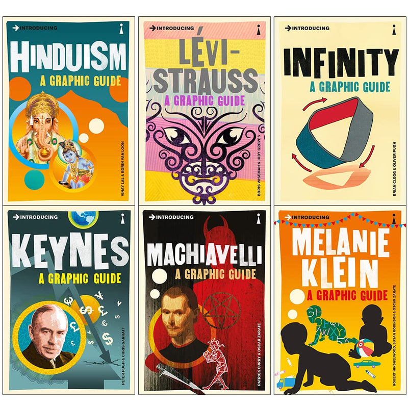 A Graphic Guide Introducing 6 Books Collection Set Introducing Levi-Strauss, Introducing Infinity, Introducing Keynes - The Book Bundle