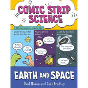 Comic Strip Science Series 4 Books Collection Set By Paul Mason (Biology, Physics, Earth and Space & Chemistry) - The Book Bundle