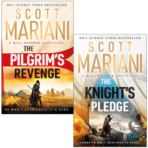 Will Bowman Series 2 Books Collection Set By Scott Mariani (The Pilgrim's Revenge & The Knight's Pledge) - The Book Bundle