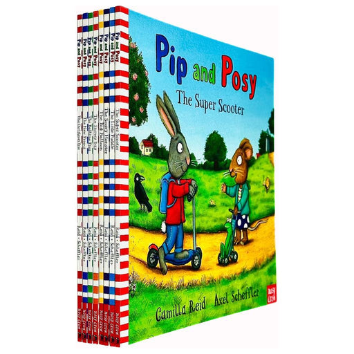 Pip and Posy Series 1-8 Books Collection Set by Axel Scheffler (The Little Puddle, The Super Scooter, The Scary Monster) - The Book Bundle