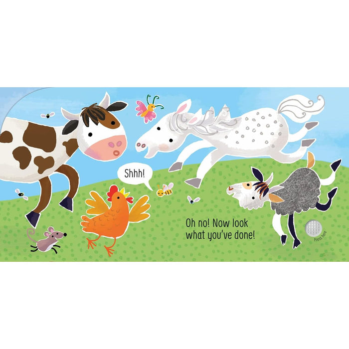 Don't Tickle the Cow! (DON'T TICKLE Touchy Feely Sound Books) - The Book Bundle