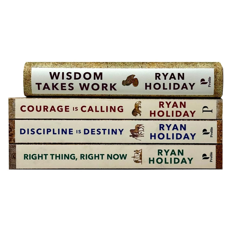 The Stoic Virtues Series 4 Books Collection Set by Ryan Holiday - Non Fiction - Paperback