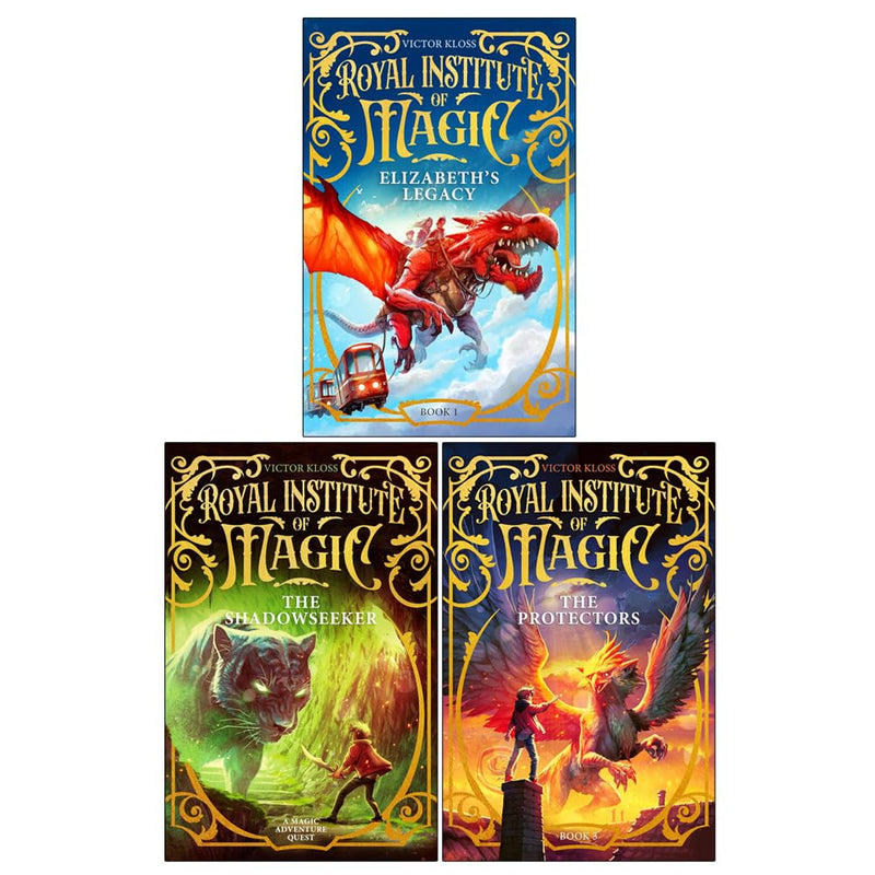 Royal Institute Of Magic Series 3 Books Collection Set By Victor Kloss - Fiction -Paperback