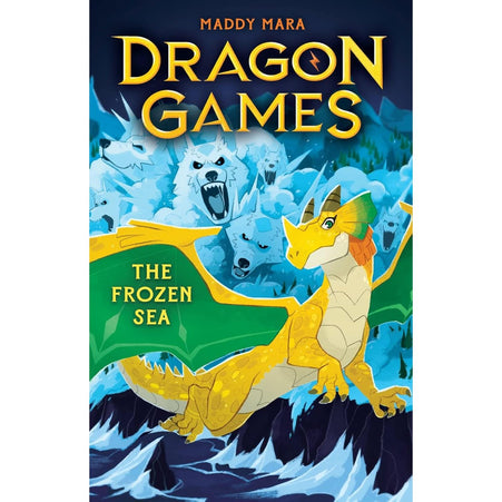 Paperback copy of Dragon Games Series 3-Volume Collection by Maddy Mara, featuring colorful fantasy cover art.