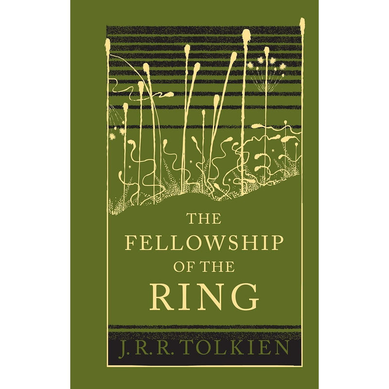 Hardcover The Lord of the Rings 3-book collection by J.R.R. Tolkien, featuring The Fellowship of the Ring, The Two Towers, and The Return of the King.