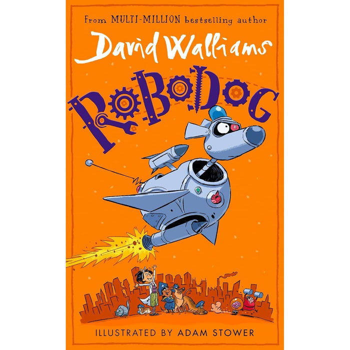 David Walliams 4 Books Collection Set Awful Auntie, Grandpa’s Great Escape, Bad Dad, Robodog - The Book Bundle