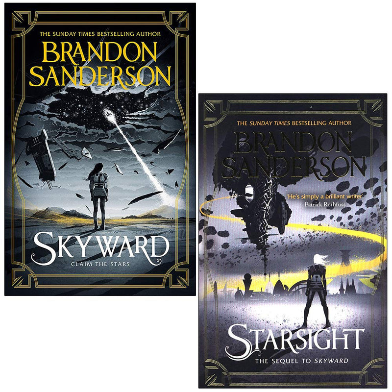 Brandon Sanderson Skyward Series 2 Books Collection Set (Skyward Claim the Stars, Starsight The Sequel to Skyward) - The Book Bundle