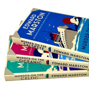 Ocean Liner Mysteries Series 6-8 book collection by Edward Marston featuring fiction titles in a set from Allison & Busby Ltd.