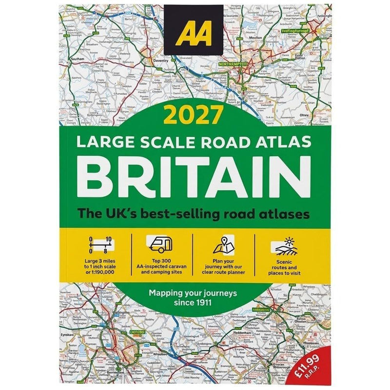 AA Large Scale Atlas Britain 2027 Updated By AA Publishing - Non Fiction - Paperback