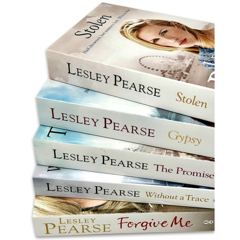 Lesley Pearse Collection 5 Books Set (Stolen, Gypsy, The Promise, Without a Trace & Forgive Me)