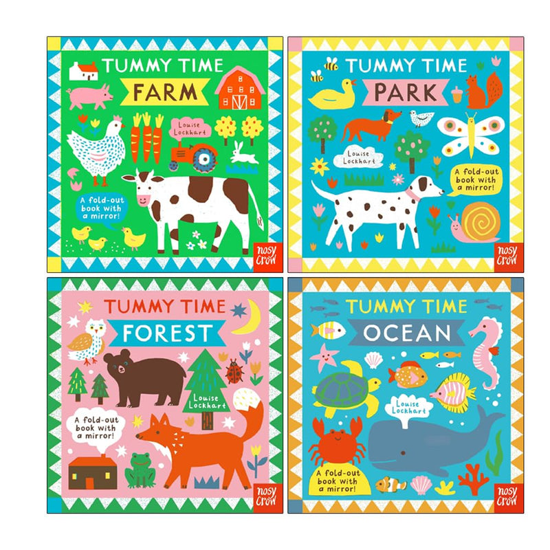 Tummy Time Series 4 Books Collection Set by Louise Lockhart - Non Fiction - Board Book