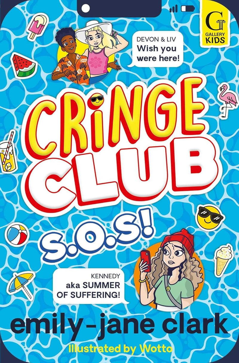 Cringe Club Series 3 Books Collection Set by Emily-Jane Clark - Fiction - Paperback