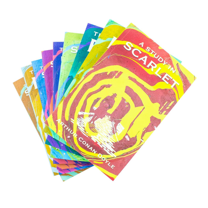 The Complete Work of Sherlock Holmes 9 Books Collection Set (A Study In Scarlet, The Sign Of Four, The Adventures of Sherlock Holmes, The Memoirs of Sherlock Holmes) - The Book Bundle