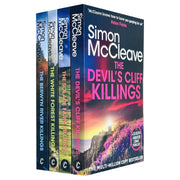 Set of four DI Ruth Hunter series crime novels by Simon McCleave, featuring suspenseful detective stories and cover art.