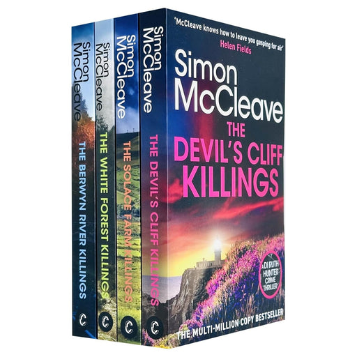 DI Ruth Hunter Series (4-7) Collection 4 Books Set By Simon McCleave (The Devil's Cliffs Killings) - The Book Bundle