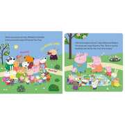 Peppa Pig: One Big Family Ladybird book for World Book Day 2026, featuring colorful illustrations of Peppa and her family.