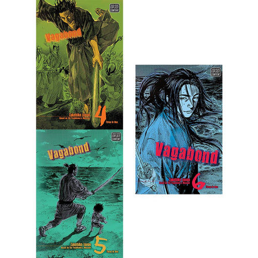 Vagabond vizbig ed gn series 2 book 4,5,6 : 3 books collection set(3 in 1) - The Book Bundle