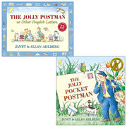 The Jolly Postman & The Jolly Pocket Postman By Allan Ahlberg and Janet Ahlberg 2 Books Collection Set - The Book Bundle