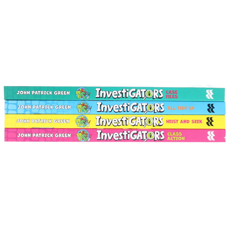 InvestiGators Books 6-9 4 Books Collection Set by John Patrick Green - Fiction - Paperback
