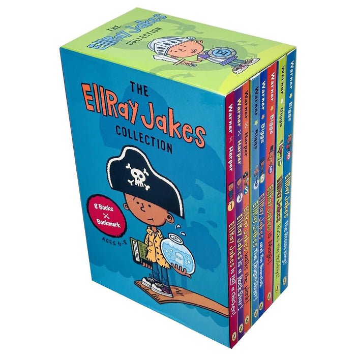 EllRay Jakes Series 8 Books Collection Box Set By Sally Warner Dragon Slayer, Rock Star, Magic - The Book Bundle