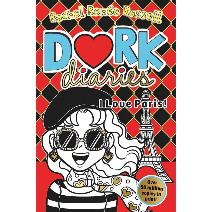 Dork Diaries Collection 4 Books Set (Volume 13-16) By Rachel Renee Russell (Sister Showdown, Birthday Drama!, Spectacular Superstar and I Love Paris!) - The Book Bundle