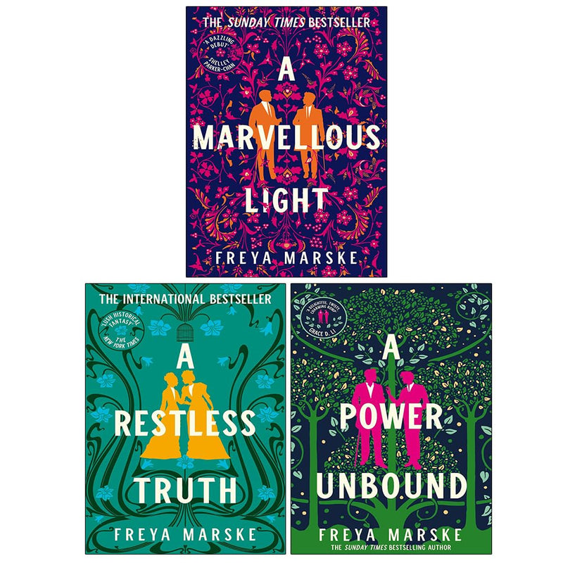The Last Binding Trilogy 3 Books Collection Set by Freya Marske (A Marvellous Light, A Restless Truth, A Power Unbound) - The Book Bundle