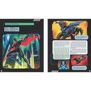 Illustrated guidebook titled "Batman: The Multiverse of the Dark Knight" by Matthew K. Manning, featuring Batman and multiverse artwork.