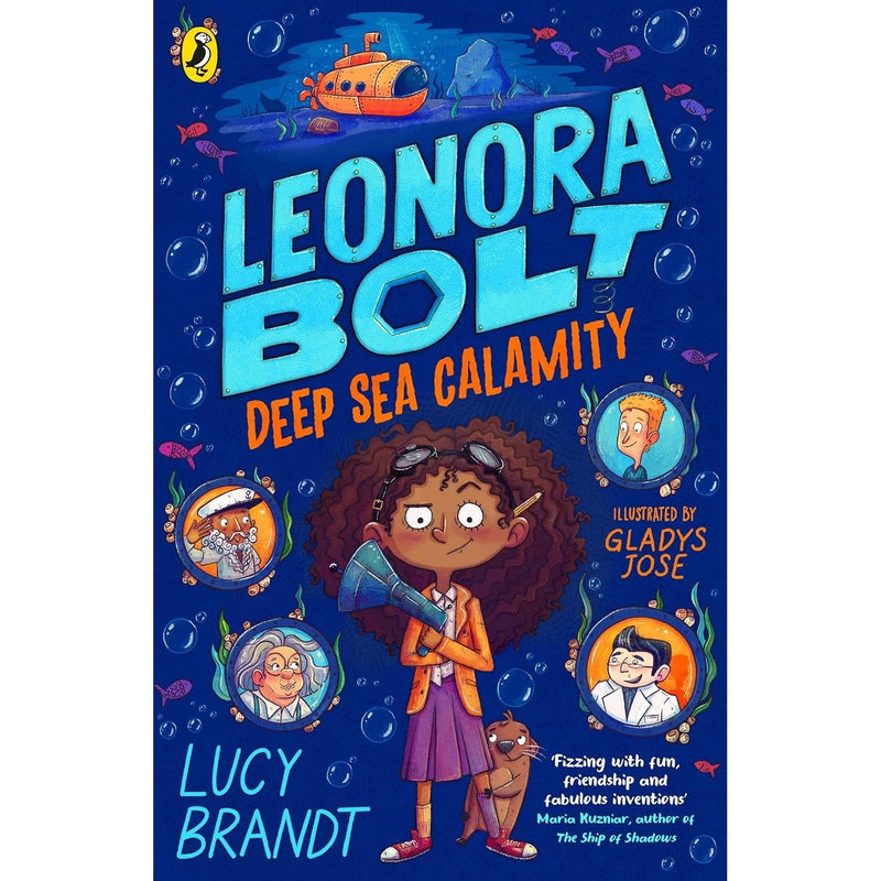 Leonora Bolt Secret Inventor Series 4 Books Collection Set By Lucy Brandt (Deep Sea Calamity, Eco Engineer & More)