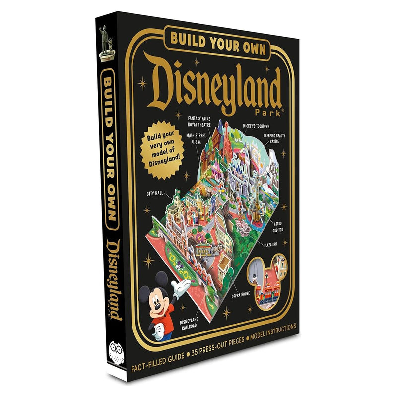 Disney: Build Your Own Disneyland Park (Press-Out 3D Model Activity Kit) - The Book Bundle
