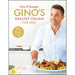 Gino D'Acampo  2 Books Set (Gino's Healthy Italian for Less, Gino's Air Fryer Cookbook) (HB) - The Book Bundle