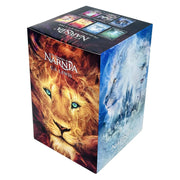 Seven-book Chronicles of Narnia collection by C S Lewis, featuring The Lion, the Witch and the Wardrobe, and The Horse and His Boy.