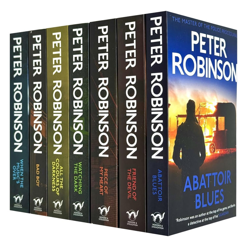 Inspector Alan Banks Series Collection 7 Books Set By Peter Robinson (When the Music's Over, Bad Boy & More) - The Book Bundle