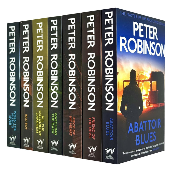 Inspector Alan Banks Series Collection 7 Books Set By Peter Robinson (When the Music's Over, Bad Boy & More)