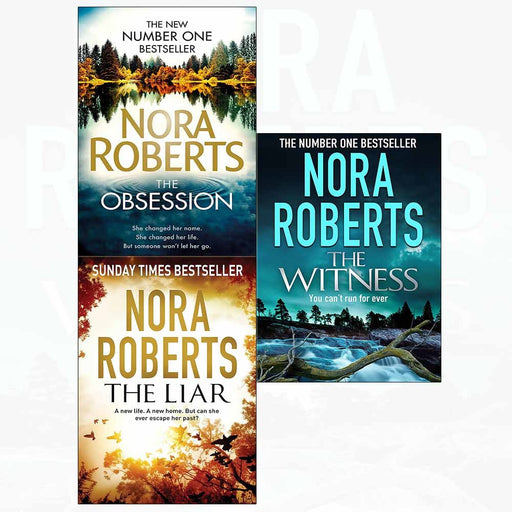 Nora roberts 3 books collection set  (obsession, liar, witness ) - The Book Bundle