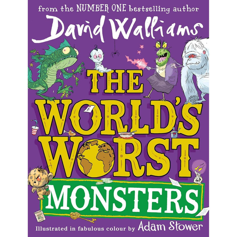 David Walliams 4 Books Collection Set The Worlds Worst Teachers, The World's Worst Monsters (HB) - The Book Bundle