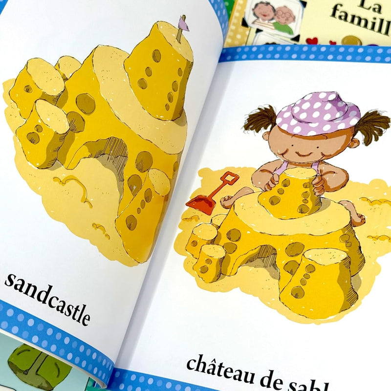 My First Words in English & French by Beaver Books 10 Books Collection Set - Ages 3–5 - Board Book - The Book Bundle