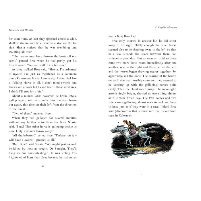 Chronicles of Narnia 7 Books Set by C. S. Lewis Magician's Nephew Hardcover - The Book Bundle