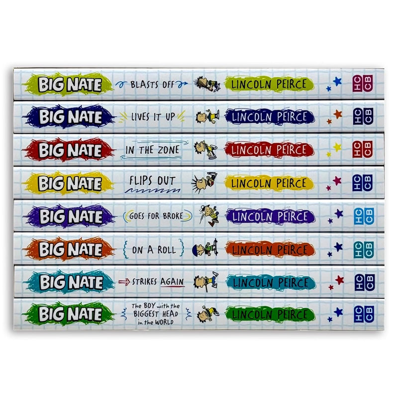 Big Nate 8 Books Collection Set by Lincoln Peirce - Fiction - Paperback