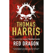 Thomas Harris book collection featuring Cari Mora and Hannibal Lecter series, including Red Dragon and Silence of the Lambs, by William Heinemann.