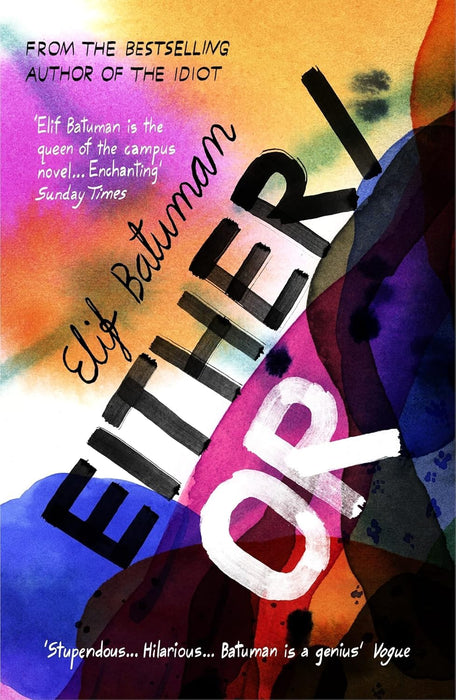 Vintage limited edition of Elif Batuman's fiction collection, featuring "Either/Or" and "The Idiot" paperbacks with classic covers.