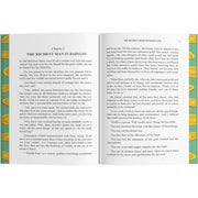 Cover image of "The Richest Man In Babylon" by George S. Clason, Wilco Classics edition with sprayed edge design.